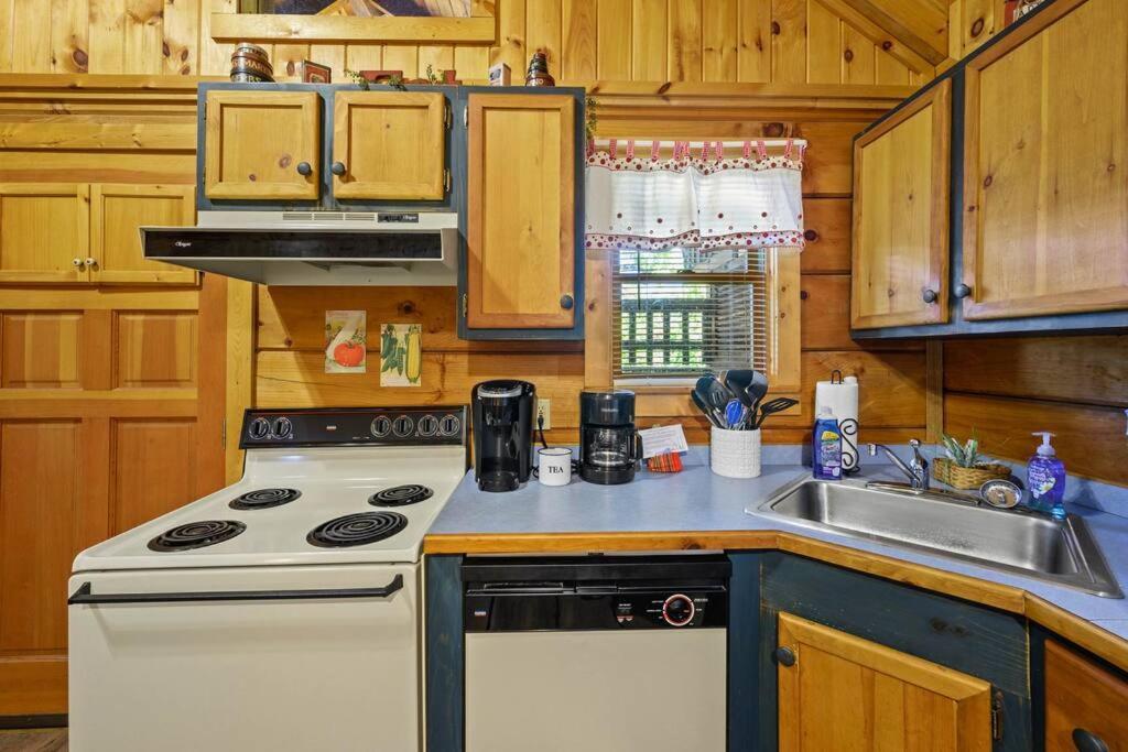 Do Not Disturb - Pigeon Forge Smoky Mountain Studio Cabin, Hot Tub, Fireplace Esterno foto